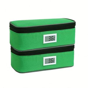 OEM ODM Insulated Polyester Waterproof Eco-Friendly Insulin Pen Travel Cooler Bag Letter Zipper Closure Thermometer Ice - Product Image 5