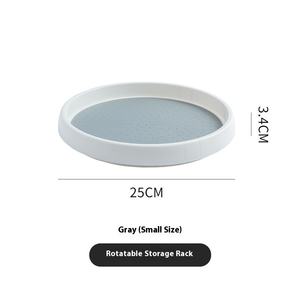 ชั้นวางเครื่องเทศหมุนได้อเนกประสงค์ 2 ชั้น สำหรับจัดเก็บเครื่องสำอางและของใช้ในครัว ขายส่ง - Product Image 6