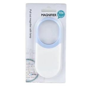 新款便携式绘图卡通放大镜带灯儿童老人阅读维护时钟插入卡座 - Product Image 3