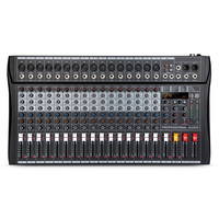 Console de mixage audio numérique professionnelle pour DJ karaoké 8 canaux avec 24 effets