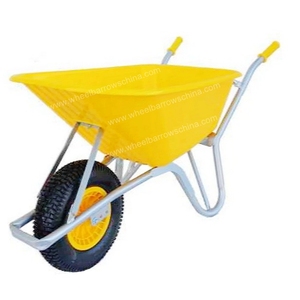 <span class=keywords><strong>Brouette</strong></span> de jardin <span class=keywords><strong>Altrad</strong></span> Belle Warrior en plastique PP avec plateau, <span class=keywords><strong>100L</strong></span> HDPE, modèle <span class=keywords><strong>Altrad</strong></span> Fort Jaune - Product Image 4