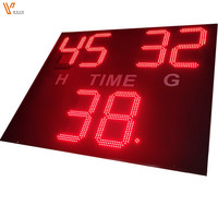 Tableau de score électronique de basketball / Affichage numérique du score LED / Tableau de score LED avec chronomètre de tir