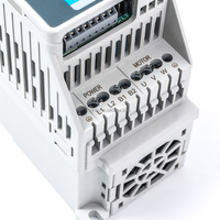 Contrôleur de vitesse de moteur à courant alternatif monophasé/triphasé Mini onduleur avec tension nominale VFD 220V/380V