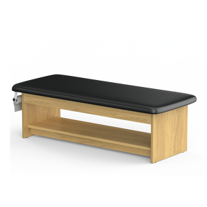 <span class=keywords><strong>Table</strong></span> d'<span class=keywords><strong>examen</strong></span> pédiatrique manuelle Clinic4-0010LH pour hôpital, avec étagère, en cuir et bois, multifonction, garantie 2 ans - Product Image 3