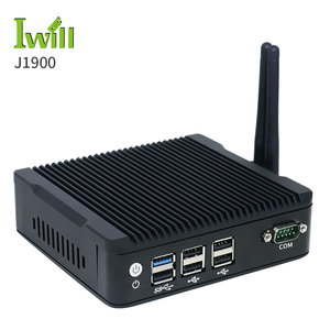 X86 J1900 endüstriyel Mini PC Nano kutusu <span class=keywords><strong>DDR3</strong></span> RAM DC 12V ile ucuz fansız gömülü bilgisayar mevcut AU abd ab fiş türleri - Product Image 1