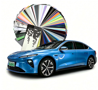 Film adhésif pour changement de couleur de voiture, matériau PET, autocollant auto-adhésif pour la décoration de la carrosserie de la voiture
