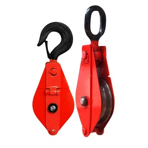 Kaldırma kasnağı blok ev küçük emek tasarrufu çift/üç tekerlekli kaldırma kancası manuel 3t kaldırma kasnağı - Product Image 4