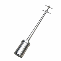 Échantillonneur de liquide de type tasse, échantillonneur d'eau à profondeur fixe, échantillonneur de liquide en acier inoxydable
