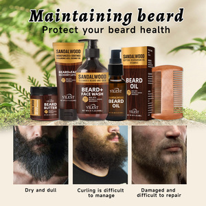 Meisaar TYILSET Ensemble de soins de la barbe pour hommes Formule <span class=keywords><strong>crème</strong></span> de qualité supérieure pour un toilettage <span class=keywords><strong>efficace</strong></span> - Product Image 3