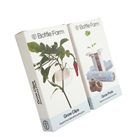Boîtes en carton de papier d'art personnalisées pour l'emballage alimentaire de graines de plantes