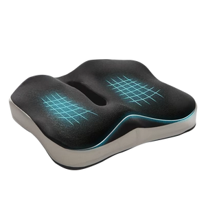 Coussin de siège ergonomique orthopédique YUE RISE en mousse à mémoire de forme, amovible et lavable, pour voiture et chaise - Product Image 1