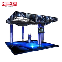 Marwey - Dispositivos de Realidad Virtual para 4 Jugadores, Simulador de Disparos VR, Equipo de Juego, Venta al por Mayor, Económico