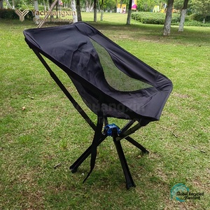 Chaise de camping pliable d'extérieur en alliage d'aluminium, légère, portable, en tissu Oxford rectangulaire, design minimaliste, style décontracté - Product Image 5