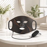 Masque facial LED en silicone rechargeable Télécommande portable à usage domestique pour le rajeunissement de la peau