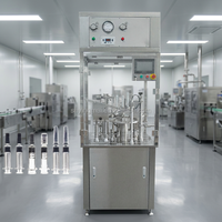 Machine de remplissage de seringues préremplies automatisée à grande vitesse pour la fabrication stérile
