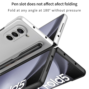 <span class=keywords><strong>GKK</strong></span> Nouveau produit Ultra-mince avec fente pour stylo Étui pour téléphone PC pour Samsung Galaxy Z Fold 5 Étui élégant et minimaliste - Product Image 5