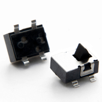 Nouveau design Interrupteur Tactile de type rétrograde 4 broches Micro Mini Silencieux à réinitialisation SMD/SMT LY-TS10 12V 50mA 50000 cycles Plastique LEYE
