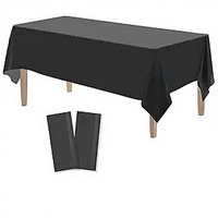 Nappe de table jetable en plastique imprimée, imperméable, pour banquet et dîner, usage domestique, motif imprimé