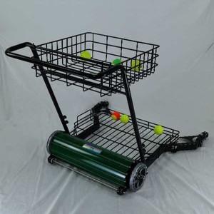 Carrito Recolector de Pelotas de Tenis, Recubrimiento Metálico Verde, Modelo 2020, Equipo Deportivo - Product Image 4