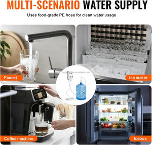 Système de pompe de <span class=keywords><strong>distributeur</strong></span> <span class=keywords><strong>d</strong></span>'<span class=keywords><strong>eau</strong></span> en bouteille de tuyau de 20 pieds à haut <span class=keywords><strong>d</strong></span>ébit 40PSI pour Machine à glaçons Machine à café Dispensador De Agua - Product Image 5