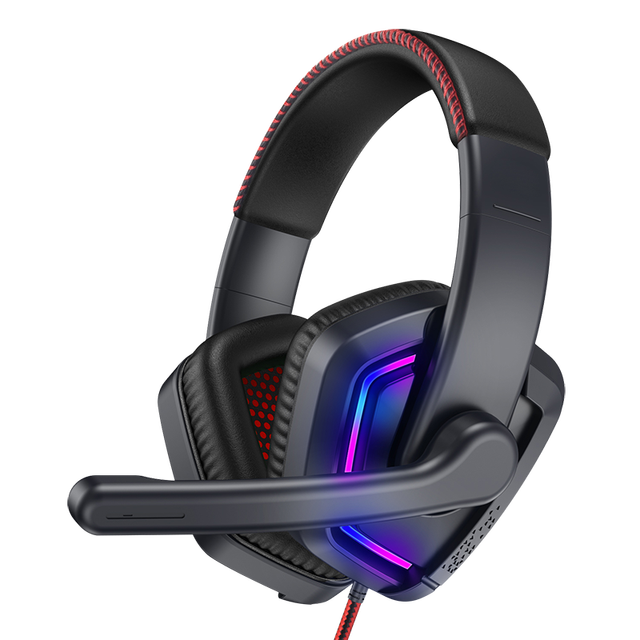 Wholesale Gaming Headset GM-876 2.4GHZ Wireless+3.5mm Wired Headphones Stereo Over-ear Low Latency Gaming Headphones