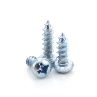 Vis à pointe pointue Zinc bleu galvanisé haute qualité 3.5*35mm vis autotaraudeuse à tête cylindrique