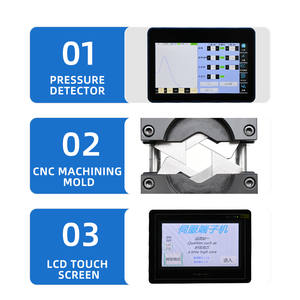 सर्वो सीएनसी टर्मिनल कुरमिंग मशीन बड़े वर्ग केबल क्रिम्पिंग मशीन बिना मोल्ड - Product Image 6