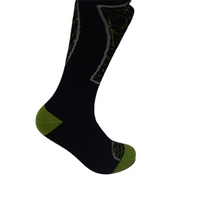 Chaussettes de ski pour sports d'hiver et VTT, fibres haute densité, impression numérique 3D, séchage rapide, respirantes, chaussettes épaisses à tige haute