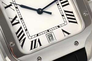 Montre mécanique automatique élégante et tendance, bracelet en cuir à motif crocodile noir, fermoir pliant en acier inoxydable - Product Image 4