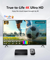 TV Box Certificado por Google, Reproductor Multimedia 4K, S905Y4, Android 14, 2GB, 16GB, WiFi Dual, Control Remoto por Voz