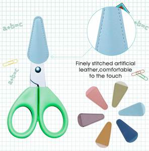 PU Leather Scissor Tip Covers & Sheaths-Safety Portable Scissors Cover Protector for Embroidery <b>Sewing</b> Quilting & Crafts - Product Image 3