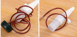 Système d'irrigation <span class=keywords><strong>goutte</strong></span> à <span class=keywords><strong>goutte</strong></span> automatique en terre cuite piquets de <span class=keywords><strong>bouteille</strong></span> de vin intérieurs et extérieurs pour plantes de jardin prêt pour les vacances - Product Image 3