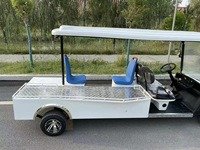Voiturette de golf électrique tout-terrain 6 places surélevée, personnalisée, avec moteur électrique puissant, utilitaire commerciale, directement de l'usine