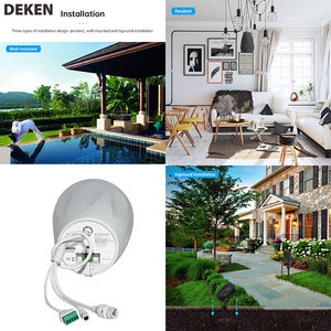 DEKEN FIT 5L (WIFI) IP55 All-Weather 5 "30W 2 canaux Blue-tooth Wall Speaker Active WiFi Speaker avec contrôle <span class=keywords><strong>audio</strong></span> multi-pièces - Product Image 6