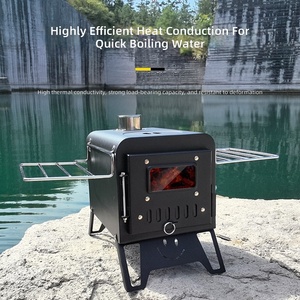 Barbecue et poêle à <span class=keywords><strong>bois</strong></span> multifonctionnels en fonte, modernes, pour l'extérieur, avec garantie de 2 ans - Product Image 5