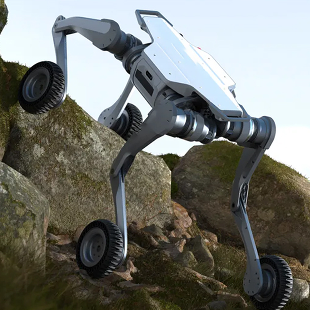 OEM Metal Quadruped Robot Dog Factory Smart Industrial Transport Mapping Rescue Patrol Research Educational IP67 Waterproof 5G