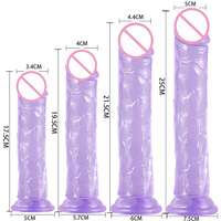 Dildo Realista para Sexo Anal, Extremadamente Suave, Dildo Pequeño, Suave y Realista, Juguete Sexual para Principiantes, Dildo de Gelatina, Punto G, Juguetes Sexuales para Mujeres