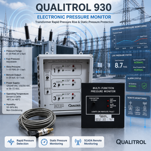 Dispositif de surveillance de transformateur Qualitrol 930, moniteur multi-capteurs, moniteur d'alarme, moniteur de déclenchement d'alarme - Product Image 2