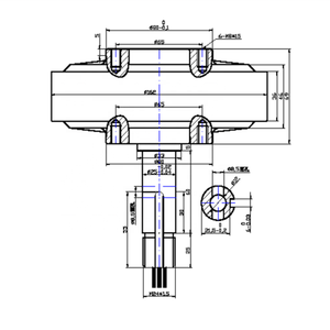 Generador Doméstico de 100W y 300rpm, Generador de Rotor Externo PMG/Alternador Eólico sin Núcleo, Alternador de Imán Permanente Trifásico - Product Image 1