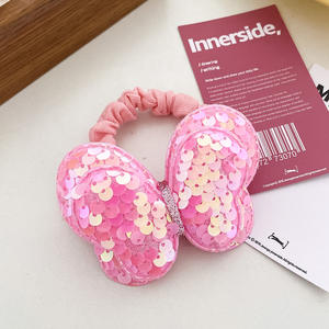 Gioielli per capelli per bambini con paillettes e paillettes per capelli a farfalla elastico elastico per bambini fascia per capelli - Product Image 6