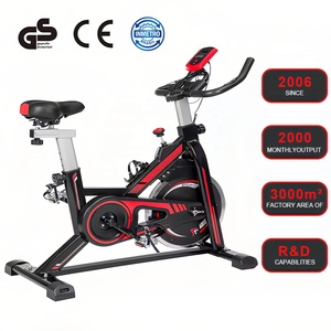 Bicicleta <span class=keywords><strong>de</strong></span> <span class=keywords><strong>Spinning</strong></span> Profesional <span class=keywords><strong>de</strong></span> Acero con Altura Ajustable, Bicicleta Estática Vertical <span class=keywords><strong>para</strong></span> Gimnasio - Product Image 1