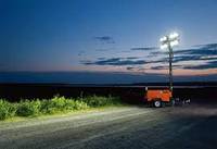 Tour d'éclairage à ballon 200W 1000W, projecteur LED portable sur trépied, mât télescopique 6M pour éclairage temporaire de chantier et d'événements