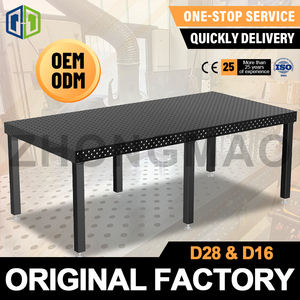 Système de gabarit de soudage modulaire 3D robuste, capacité de 4T, trous de fixation de 28 mm, grille, nouvelle table de soudage 3D pour la fabrication de métaux - Product Image 6