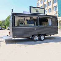 Chammp Remorque de Restauration Mobile de Haute Qualité pour la Rue, le Camping et les Voyages, pour Hot-dogs, Burgers et Café