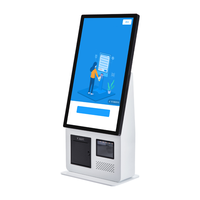 Kiosque en libre-service MJB215 21,5 pouces Android/Windows avec scanner QR, paiement par écran tactile, imprimante 58 mm ou 80 mm