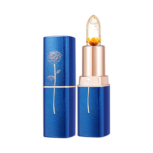 Baume à lèvres DONGNAIER Crystal Flower Jelly, feuille d'or semi-transparente, hydratant, changeant de couleur, anti-transfert, 3,8g, vente en gros - Product Image 4