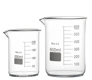 Vaso Graduado de Vidrio Borosilicato para Uso Escolar y en Laboratorios Químicos - Product Image 2