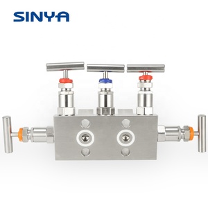 Acier inoxydable <span class=keywords><strong>Cinq</strong></span> <span class=keywords><strong>5</strong></span> Collecteurs De Vanne Transmetteur De Pression Différent DPT Montage Direct Bride 1/2 TNP 6000 PSI - Product Image 2