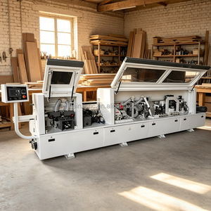 Bordatrice automatica per la lavorazione di mobili da dormitorio in legno di gomma con fresatura preliminare e arrotondamento angoli, per uso industriale - Product Image 3