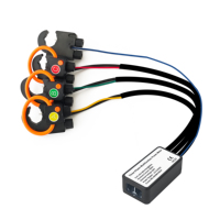 Mini medidor de potencia MC61 Modbus RS485 multifunción Amp Volt Energy kWh Harmonic Peak Demand Energy Monitoring Meter